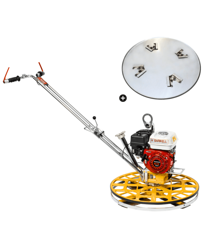 BARIKELL 4-75 Honda GX 160 trowel Barikell - Technické údaje:   Výkonmotora: HONDA GX160   Početlopatiek: 4.8hp Palivo: 2.8lPoče