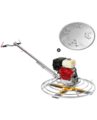 Zacieraczka spalinowa Barikell 4-120 (Honda GX 390) Barikell - Dane techniczne:  Chłodzenie: Powietrzem Silnik: Honda GX390 Wymi