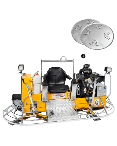 Barikell MK8-120 HCS B&S 35 trowel Barikell - Specifications:  Cooling: Air Engine: B&amp;S VANGUARD Dimensions: 2450x1205x1040 