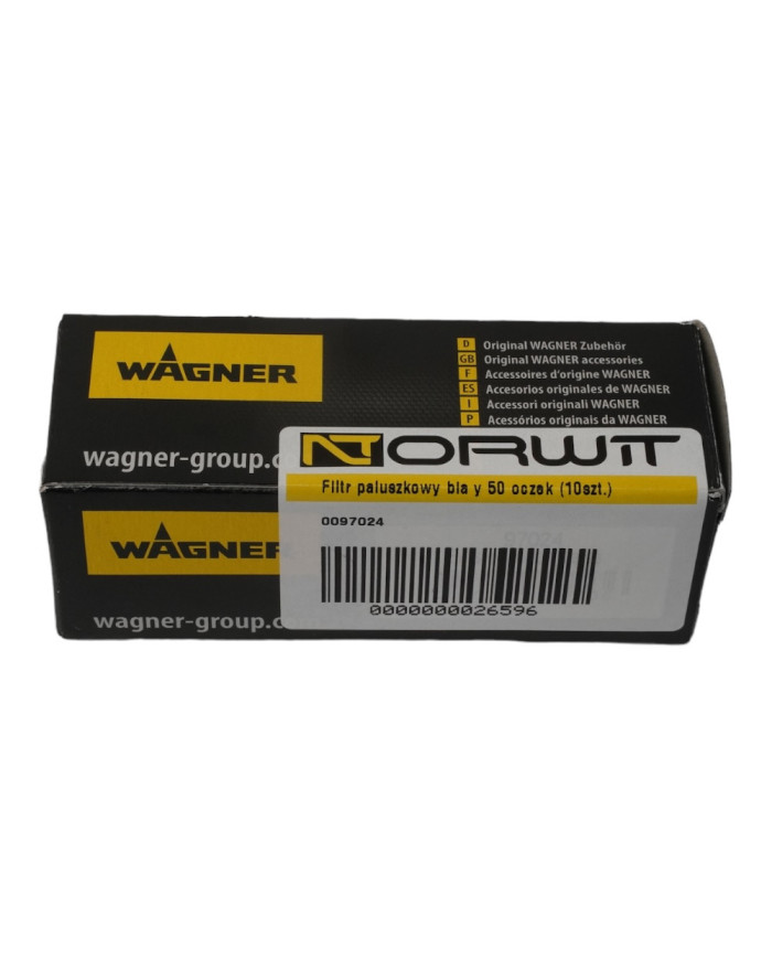 KIT Wagner finger filter 10 pieces white 50 mesh Titan Wagner -  KIT Wagner finger filter 10 pieces white 50 mesh Titan Wagner -