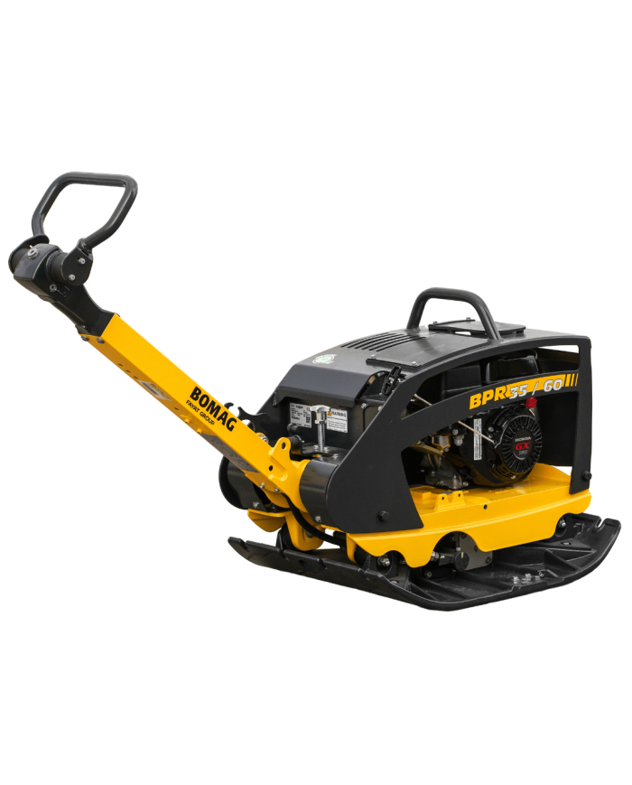 Bomag BPR 35/60 Honda reversible compactor Bomag - Technical data:  Weight: 215 kg Engine: GX 160 Power: 3.6 kW Working speed: 2 Bomag BPR 35/60 Honda reversible compactor Bomag - Technical data:  Weight: 215 kg Engine: GX 160 Power: 3.6 kW Working speed: 2