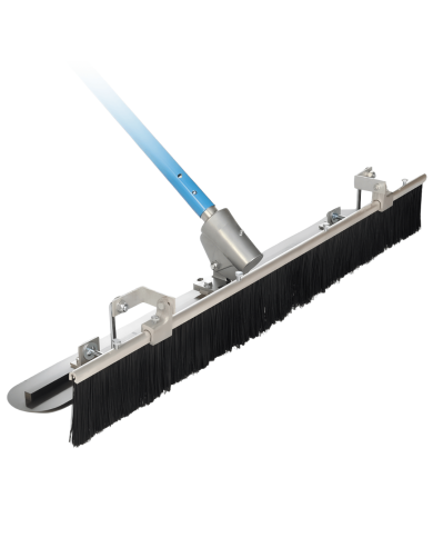 Fresno Broom 0.9m brush strip with 3 x 1.8m tubes Beton Trowel - Technical data:  Weight: 4.3 kg Handle length: 1.8 m Manufactur