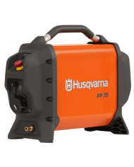 Agregat elektryczny Husqvarna PP 70 Husqvarna Construction - Dane techniczne:  Prąd znamionowy 1~: 15 A Prąd znamionowy 3~: 16 A