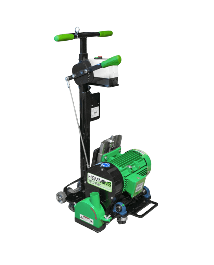 Hemming HE-120 manual milling machine 400V for grooves for underfloor heating Hemming Technik - Technical data:  Weight: 74 kg M Hemming HE-120 manual milling machine 400V for grooves for underfloor heating Hemming Technik - Technical data:  Weight: 74 kg M