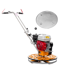 Zacieraczka spalinowa Barikell 4-60 (Honda GX 160) Barikell - Dane techniczne:  Silnik: HONDA GX160 Wymiary: 750x1490x910 Moc si