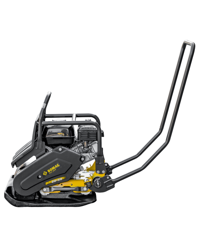 Zagęszczarka jednokierunkowa Bomag BP 20/50 Bomag - Dane techniczne:  Chłodzenie: Powietrzem Ciężar: 95 kg Silnik: GX 160 Moc: 3