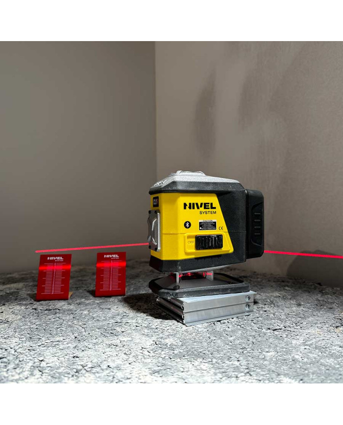 Nivel System CL1R red cross line laser Nivel System - Technické údaje:  R ozmery: 130 x 72 x 133 mm Hmotnosť: 830 g Značka: Nive