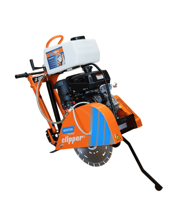 Przecinarka jezdna NORTON CLIPPER CS401 P14 Norton Clipper - Specifications:  Weight: 99kg Motor: Kohler Speed: 2600/min Motor p Przecinarka jezdna NORTON CLIPPER CS401 P14 Norton Clipper - Specifications:  Weight: 99kg Motor: Kohler Speed: 2600/min Motor p