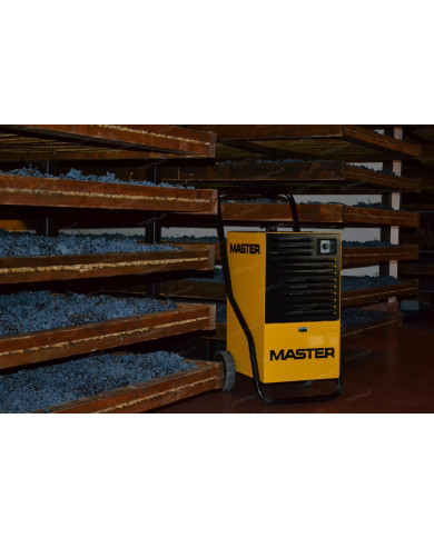 Master DH 26 Dehumidifier Master Heaters -      Technical Data:       Tank capacity [ l ]: 8     Noise level [ dB(A) ]: 46     A