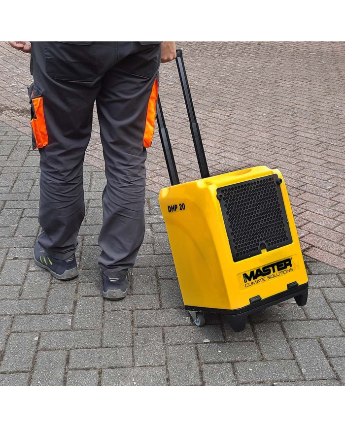 Osuszacz kondensacyjny powietrza MASTER DHP 20 Master Heaters -      Dane techniczne:       Poziom hałasu [ dB(A) ]: 60     Prze