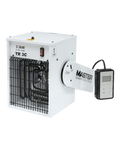 Master TR 3 electric heater Master Heaters -      Technical Data:       Power supply [ V/Hz ]: 230/1 phase/50     Ventilation fu