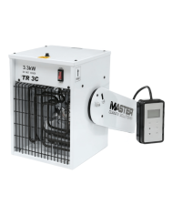 Master TR 3 electric heater Master Heaters -      Technical Data:       Power supply [ V/Hz ]: 230/1 phase/50     Ventilation fu