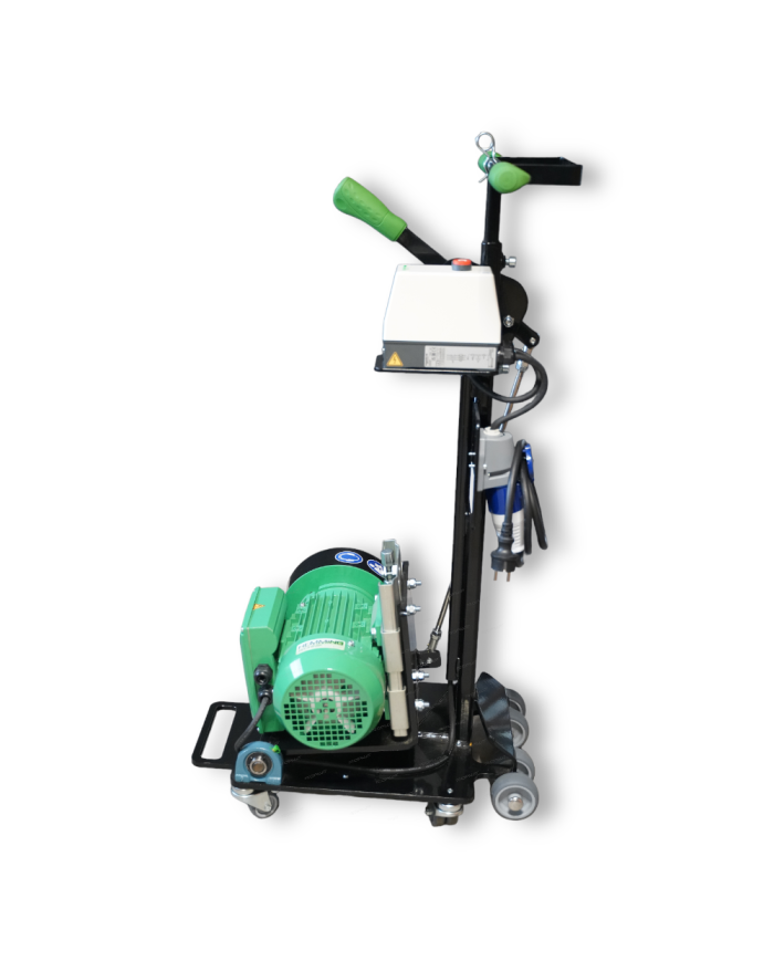 Hemming HE-120 manual milling machine 230V for grooves for underfloor heating Hemming Technik - Technické údaje:    Hmotnosť: 74 Hemming HE-120 manual milling machine 230V for grooves for underfloor heating Hemming Technik - Technické údaje:    Hmotnosť: 74