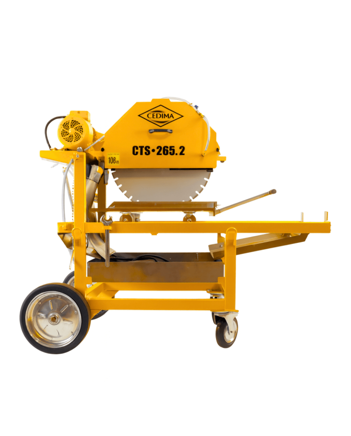 Cedima CTS-265 400V table saw Cedima - Specifications:  Voltage: 400 V  Fuel: N/A Motor: Electric Weight: 200 kg Speed: 1420 rpm