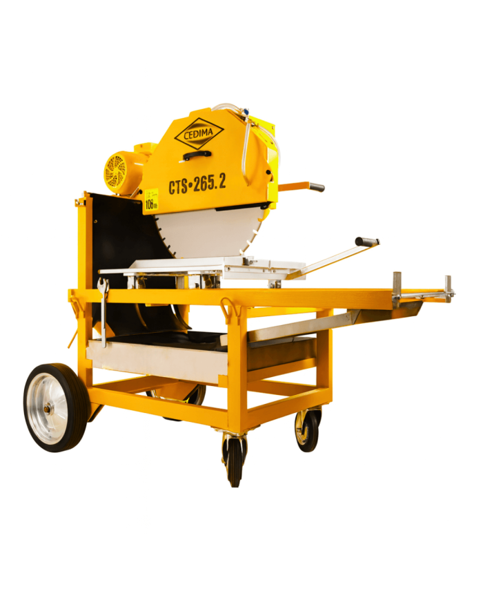 Cedima CTS-265 400V table saw Cedima - Specifications:  Voltage: 400 V  Fuel: N/A Motor: Electric Weight: 200 kg Speed: 1420 rpm