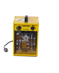 Master B 3.3 EPB electric heater Master Heaters - Technical data:  Airflow [ m³/h ]: 510 Power [ V/Hz ]: 230/1 phase/50 Heating 
