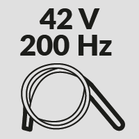 42V/200Hz hose rolls